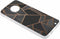 Design Backcover Motorola Moto G6 Plus hoesje - Grafisch Zwart / Koper