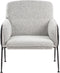 TRYSNES - Fauteuil - Zwart/Wit - Polyester