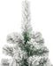 vidaXL - Kunstkerstboom - met - scharnieren - en - sneeuw - 180 - cm