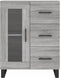 vidaXL - Dressoir - 69,5x34x90 - cm - bewerkt - hout - grijs - sonoma - eikenkleurig