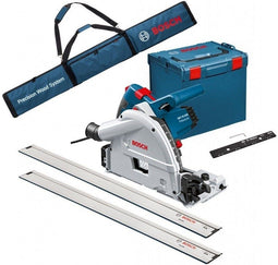 Bosch GKT 55 GCE - Invalzaag - 2x Geleiderails + Draagtas