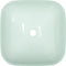 vidaXL - Wasbak - 42x42x14 - cm - glas - wit