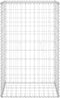 vidaXL - Schanskorfmuur - met - deksels - 60x50x150 - cm - gegalvaniseerd - staal