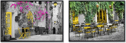 Canvas DKD Home Decor Straat (2 Stuks) (73 x 3,5 x 53 cm)