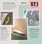 ECCO St.1 Sneakers - Sportieve look - Leer en textiel - Zwart
