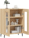 vidaXL - Dressoir - 69,5x34x90 - cm - bewerkt - hout - sonoma - eikenkleurig