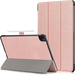 3-Vouw sleepcover hoes - Geschikt voor iPad Pro 11 inch (2018/2020/2021) - Rose Goud