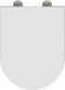 vidaXL - Snelle - Aflaat - Toiletzitting - met - Zachte - Sluiting - in - Duroplast - Wit