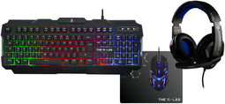 The G-Lab Combo Argon - Toetsenbord en muis - AZERTY - Zwart