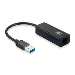 Level One USB-0401 - Adapter USB naar Ethernet - Gigabit Ethernet 10/100/1000 Mbps - Zwart