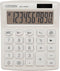 Citizen SDC810WH | Desktop Basisrekenmachine | Dual Power | 10 Cijfer | Auto Switch Off | 124 x 102 x 25 mm | Wit