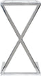 Bijzettafeltje Paramount 35x35cm - zilver