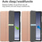 imoshion Galaxy Tab A9 Plus - Trifold Bookcase - Auto-wake functie - Rosé Goud