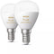 Philips Hue White Ambiance - E14 Kogellamp - 470 lumen - (2 stuks)