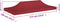 vidaXL - Partytentdak - 580 x 291 cm - UV- en waterbestendig - Bordeauxrood