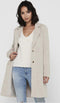 ONLY ONLCARRIE MEL COAT OTW NOOS - Dames Jas - Omkeerbaar - Katoen/Polyester - Etherea Melange