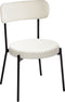 Set van 2 eetkamerstoelen ALLISON Bouclé Wit