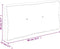 vidaXL - Palletkussen - 80x40x12 - cm - stof - zwart
