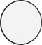vidaXL - Wandspiegel - rond - Ø30 - cm - zwart