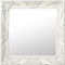 vidaXL - Wandspiegel - barok - stijl - 50x50 - cm - wit