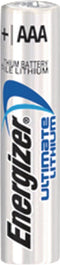 Energizer ENLITHIUMAAAP2 - Lithium FR03 Batterijen - 1,5 V 1150 mAh - Grijs (2 stuks)