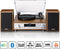 Lenco MC-160WD - HiFi Stereo Set - Platenspeler met Bluetooth 5.0 - Houtkleur
