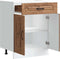 vidaXL - Keuken - onderkast - Kalmar - bewerkt - hout - oud - houtkleurig