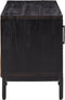 vidaXL - Tv-meubel - 90x30x40 - cm - massief - grenenhout - zwart