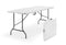 Hortensus Plooibare Buffettafel - 180 x 74 x 70 cm - Stevig en Ruimtebesparend - Wit