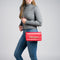 Love Moschino Lettering S - Crossbodytas - Hoge kwaliteit imitatieleder - Rood