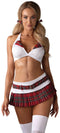Obsessive School Kostuum - Erotische Rollenspel Kleding - Maat S/M - Rood