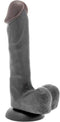 Zwarte Dildo S Pleasures Don Jon Zwart Siliconen (20 cm)