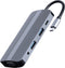 Gembird A-CM-COMBO8-02 - Hub USB - 8 poorten USB-C - Zilverachtig