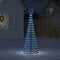 vidaXL LED-kerstboom - 275 LEDs - 180 cm - blauw