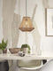 GOOD&MOJO Hanglamp Merapi - Bamboe/Zwart - 30x30x30cm - Modern - Hanglampen Eetkamer, Slaapkamer, Woonkamer