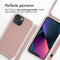 iMoshion Hoesje Geschikt voor iPhone 13 Mini Hoesje Met Koord - iMoshion Siliconen hoesje met koord - roze