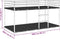 vidaXL - Stapelbed - zonder - matras - 100x200 - cm - staal - wit