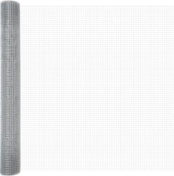 vidaXL - Gelaste - Draadomheining - 1,4x10 - m - Gegalvaniseerd - Staal
