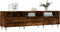 vidaXL - Tv-meubel - 150x30x44,5 - cm - bewerkt - hout - gerookt - eikenkleurig