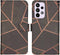 iMoshion Hoesje Geschikt voor Samsung Galaxy A33 Hoesje Met Pasjeshouder - iMoshion Design Softcase Bookcase - Zwart / Black Graphic