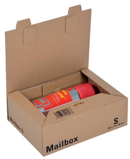 Colompac verzenddoos small, ft 25 x 17,5 x 8 cm, bruin 15 stuks