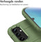 iMoshion Hoesje Geschikt voor Samsung Galaxy A25 Hoesje Siliconen - iMoshion Rugged Shield Backcover - Donkergroen