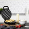 Princess 132465 - Bubbelwafelijzer - 700W - Zeshoekige wafel met antiaanbaklaag - Grijs