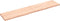 vidaXL - Wastafelblad - 200x40x(2-4) - cm - onbehandeld - massief - hout