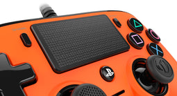Nacon Wired Compact Controller - Officieel gelicenseerd - PS4 en PC - Oranje