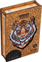 UNIDRAGON Houten Puzzel Voor Volwassenen Dier - Mooie Tijger - 104 stukjes - Small 19x24 cm