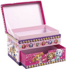 Totum Paw Patrol - Sieradendoosje versieren met mozaïekstickers - 15 x 10 x 10 cm