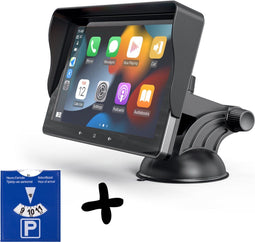 Dokx - Navigatiesysteem 7 Inch Geschikt voor Apple CarPlay (Draadloos) en Android Auto – 2023 Model Autoradio - Universeel Geschikt voor alle Auto's