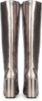 POSH® by Poelman LAUREN - DamesLaarzen - Ritssluiting - Grijs (Gun Metallic) - Maat 39