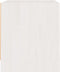 vidaXL - Nachtkastje - 40x30,5x35,5 - cm - massief - grenenhout - wit